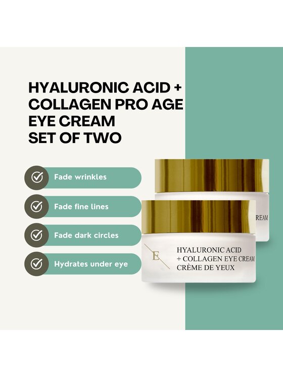 Erthskin London Erthskin London 2x Kwas Hialuronowy + Kolagen Pro Age Krem pod Oczy Krem pod oczy