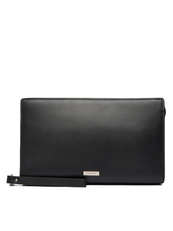 Calvin Klein Calvin Klein Geantă pentru cosmetice Plaque Wash Bag LV04D1109G Negru