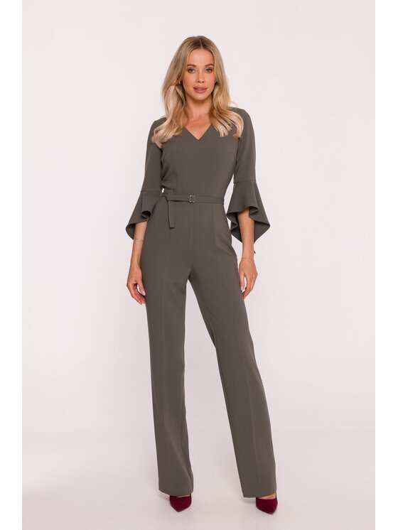 Stylove Stylove Kombinezon S416 Khaki A-Line Fit