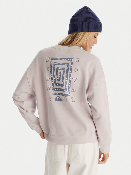 Quiksilver Quiksilver Pulóver EQWFT03188 Lila Oversize