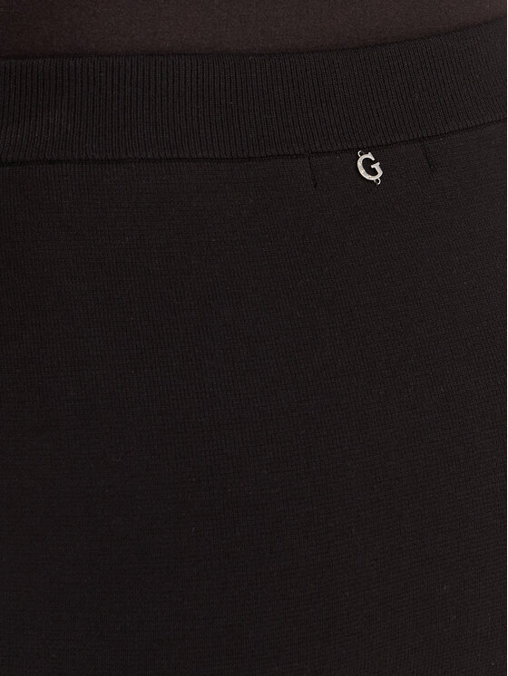 Guess Guess Mini suknja W6RD75 Z4422 Crna Regular Fit