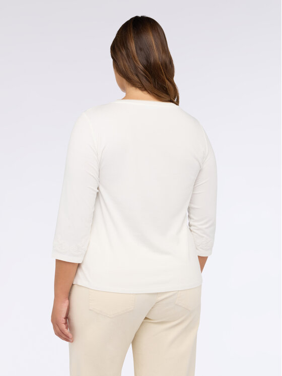 Fiorella Rubino Fiorella Rubino T-shirt G06HL008990N011 Bianco Regular Fit