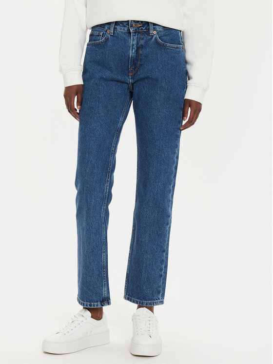 Pepe Jeans Pepe Jeans Džinsai PL204730 Tamsiai mėlyna Straight Fit