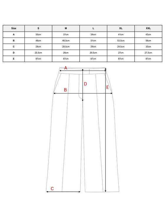Stylove Stylove Spodnie damskie S139 Biały Wide Leg