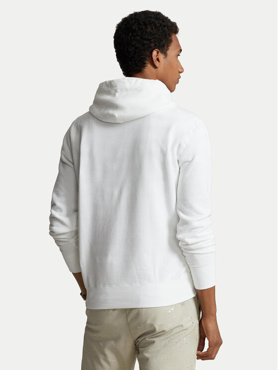 Polo Ralph Lauren Polo Ralph Lauren Bluza Fleece 710766778009 Biały Regular Fit