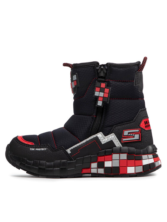 Skechers Skechers Śniegowce Cuboforce 402198L/BKRD Czarny