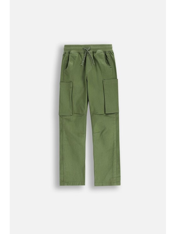 Coccodrillo Coccodrillo Spodnie materiałowe WC5119101GBJ-027 Khaki Regular Fit