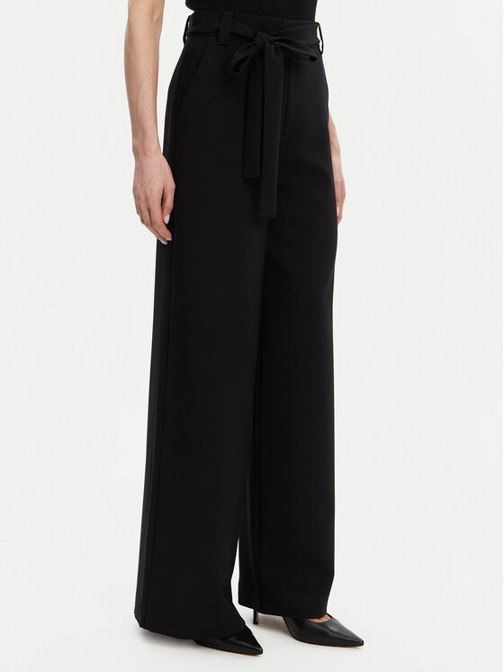 French Connection French Connection Pantaloni palazzo 74QZH Negru Regular Fit