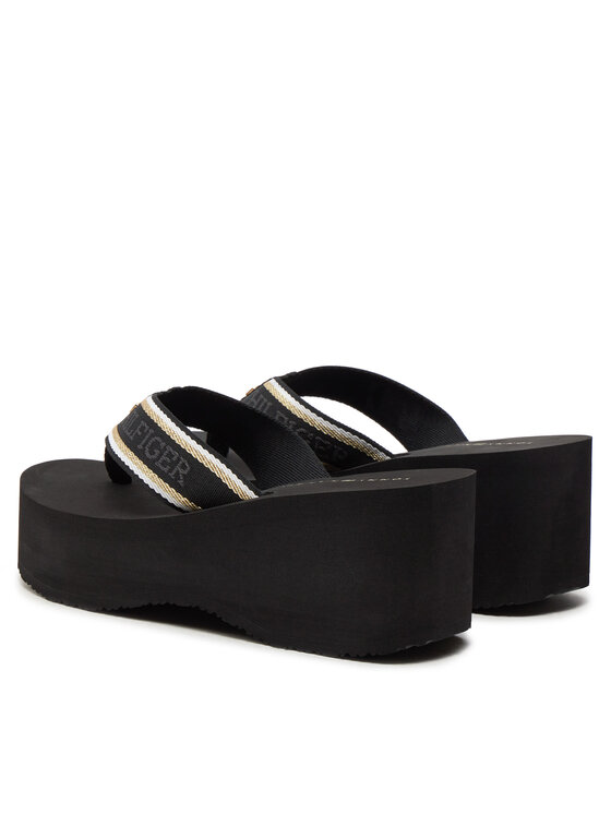 Tommy Hilfiger Tommy Hilfiger Σαγιονάρες Im Platform Beach Sandal FW0FW08236 Μαύρο