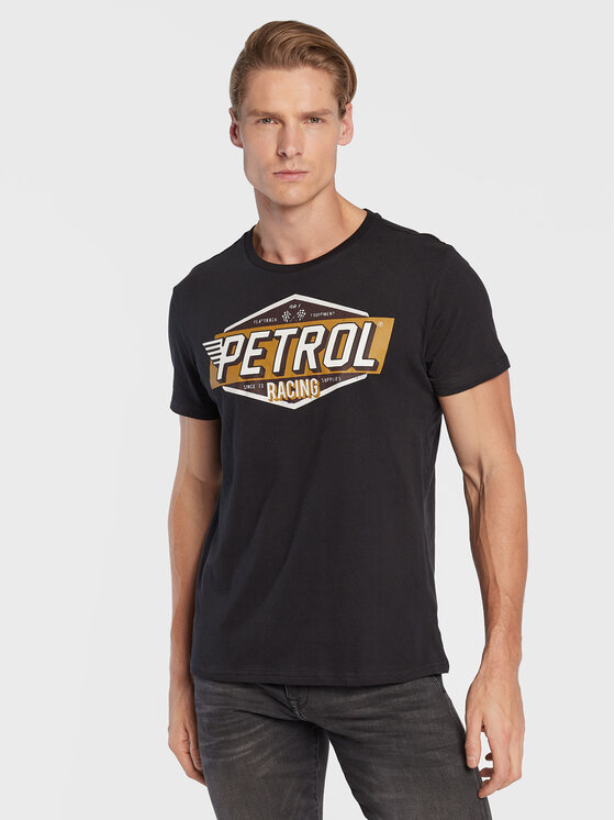 Petrol Industries Petrol Industries T-shirt Logo M-3020-TSR600 Crna Regular Fit