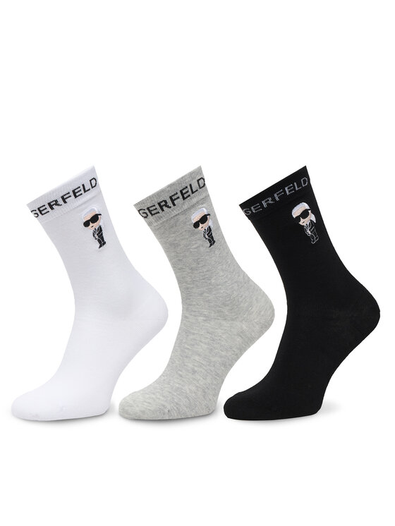 KARL LAGERFELD KARL LAGERFELD Duge čarape A4M47045 Šarena