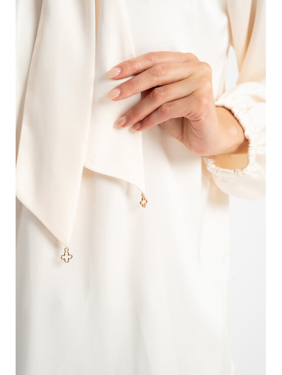 CLICK CLICK Μπλουζάκι 10-6916 Εκρού Relaxed Fit
