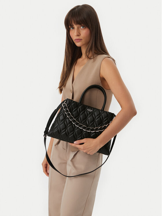 Guess Geantă Maxine HWQG97 33060 Negru