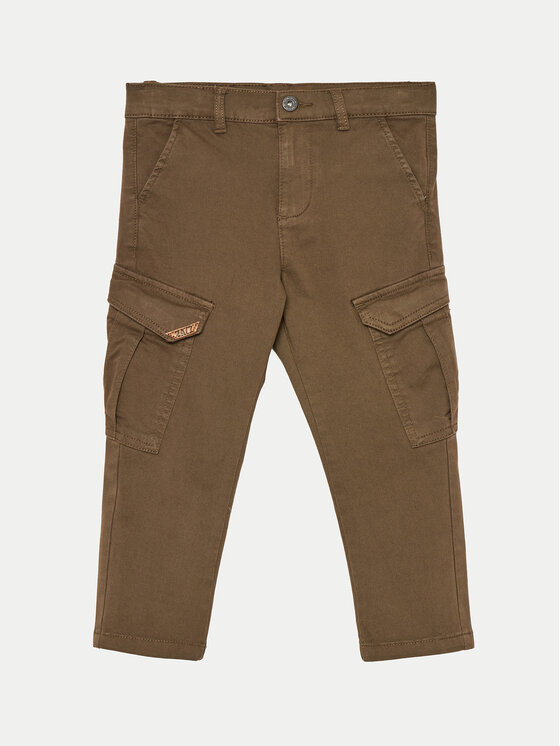 Original Marines Original Marines Bavlnené nohavice DEA2569B Hnedá Regular Fit