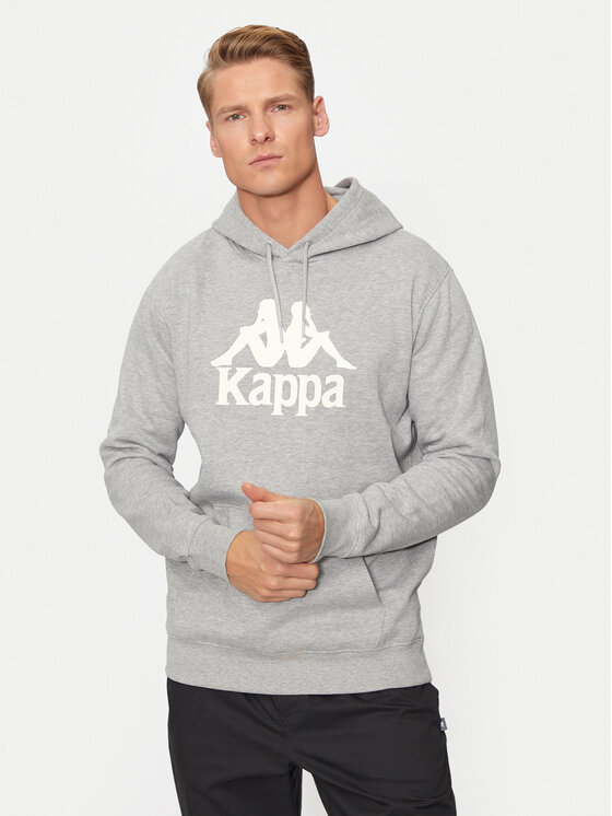 Kappa Majica Dugih Rukava Malmo 3 Auth Kontemporary 341M43W Siva Regular Fit