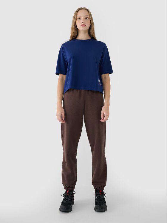 4F 4F T-Shirt 4FWSS25TTSHF1971-30S Μπλε Oversize