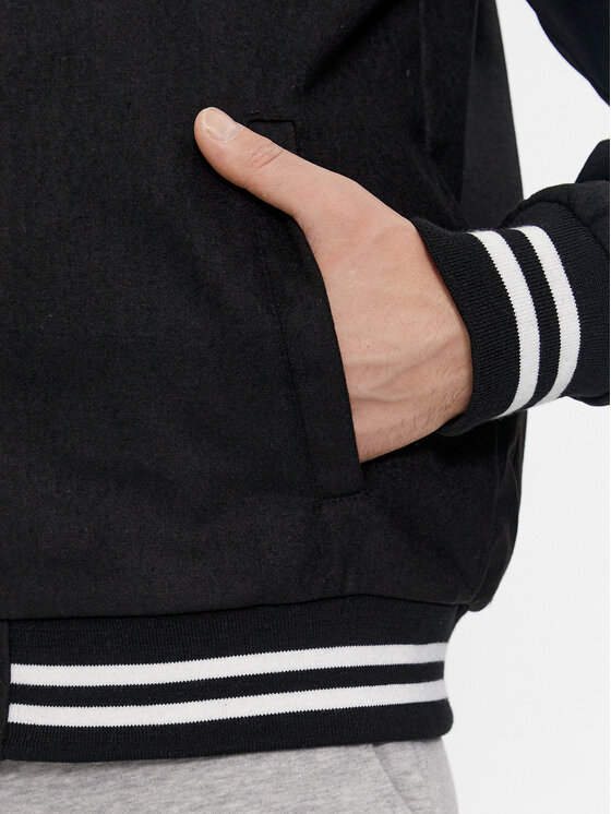Brave Soul Brave Soul Kurtka bomber MJK-DURDEN Czarny Regular Fit