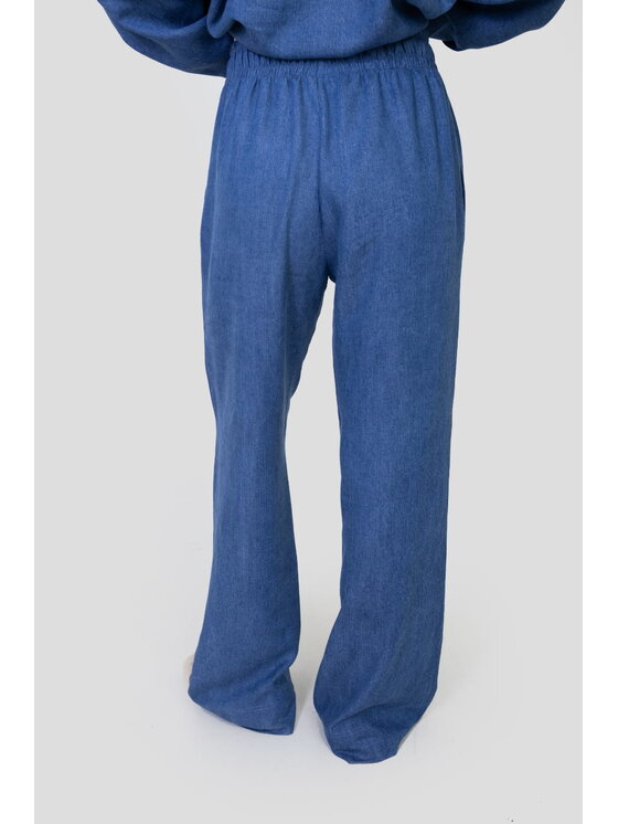 Me complete Me complete Spodnie materiałowe Spodnie Royce Denim Granatowy Oversize