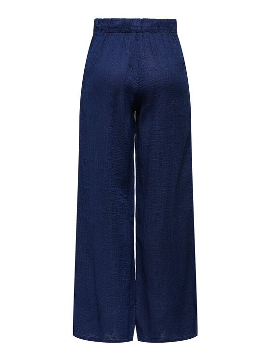 ONLY ONLY Παντελόνι υφασμάτινο Leoni 15367285 Σκούρο μπλε Regular Fit