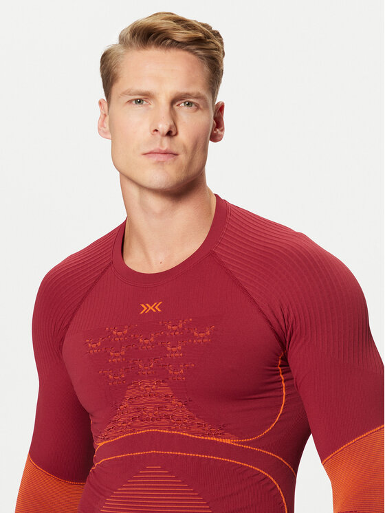 X-Bionic X-Bionic Termoaktív felső Energy Accumulator 4.0 Shirt Lg Sl EA-WT06W19M Bordó Slim Fit