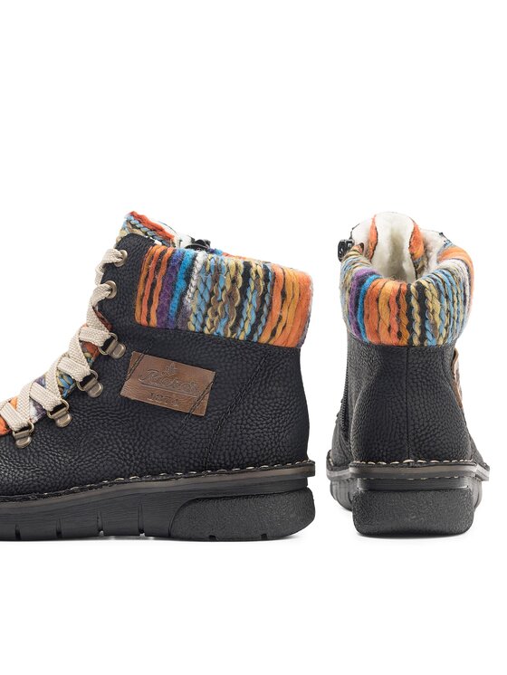 Rieker Rieker Bakancs 73343-00 Fekete