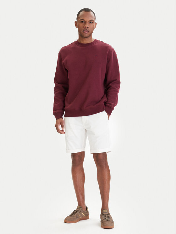 Tommy Jeans Tommy Jeans Bavlnené šortky Scanton DM0DM22852 Écru Slim Fit