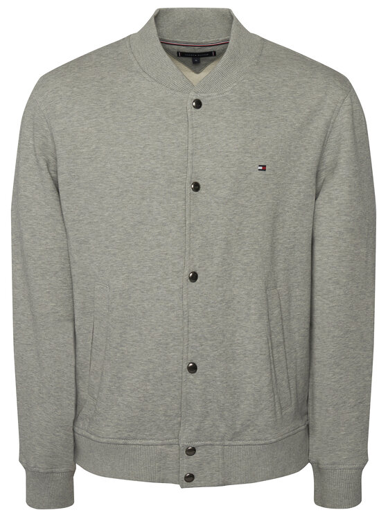 Tommy Hilfiger Tommy Hilfiger Bomber jakna Essential MW0MW42470 Siva Regular Fit