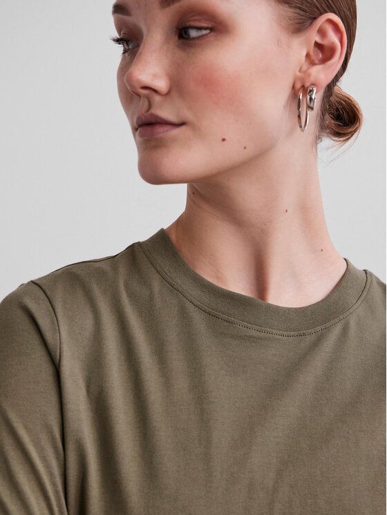 Pieces Pieces Футболка Ria 17086970 Зелений Regular Fit