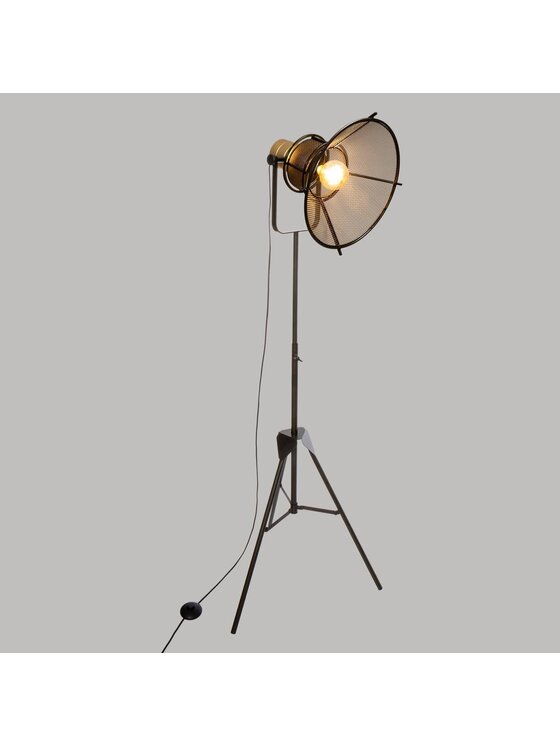 MIAhome MIAhome Lampa podłogowa Reflector Czarny