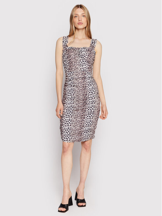 Vestito da giorno Dassy 12732 Marrone Slim Fit