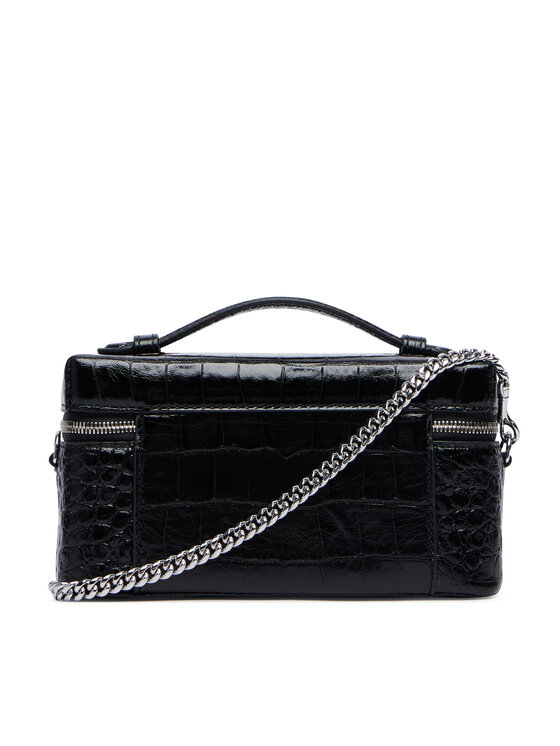 Tory Burch Tory Burch Сумка Charlie Embossed 185868 Чорний