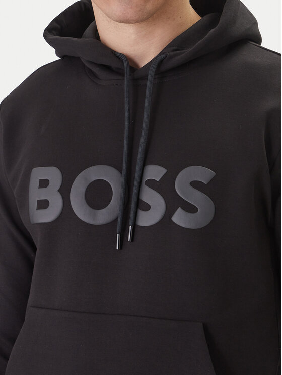 BOSS BOSS Mikina Soody 50555515 Čierna Regular Fit
