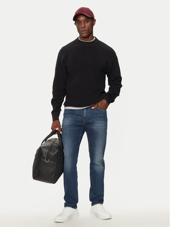 Jack&Jones Jack&Jones Sweter 12260041 Czarny Relaxed Fit