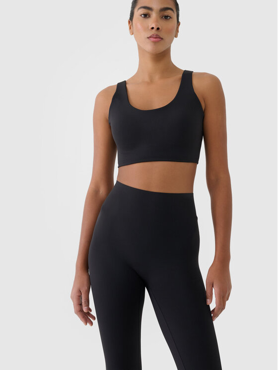 4F 4F Legginsy MULTI ACTIVE Czarny Slim Fit