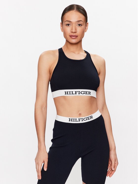 Tommy Hilfiger Krūšturis-tops WW0WW39109 Tumši zils