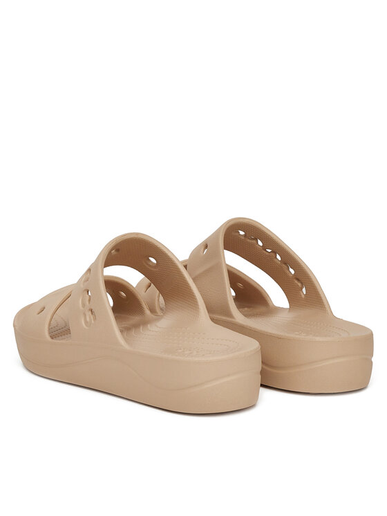 Crocs Crocs Natikače BAYA PLATFORM SANDAL 208188-212 Bež