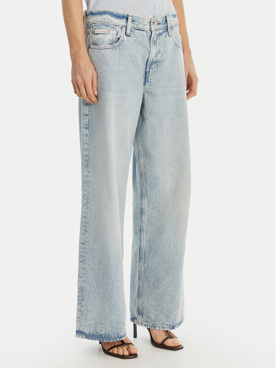 Calvin Klein Jeans Blugi LV047F663G Albastru Baggy Fit
