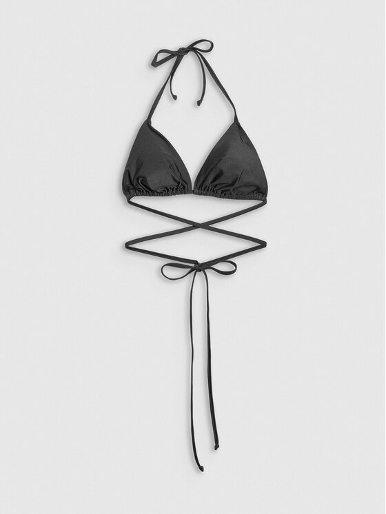 4F 4F Góra od bikini ESSENTIAL Czarny