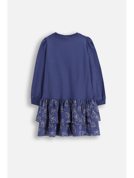 Coccodrillo Coccodrillo Sukienka ZC5129102FGK-015 Granatowy Regular Fit