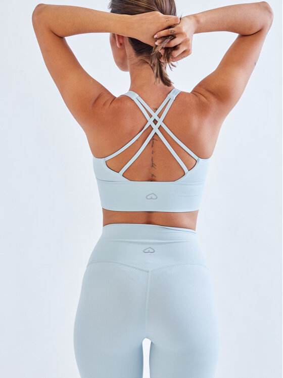 BeShaped BeShaped Biustonosz sportowy Modelujący Morning Dew Niebieski