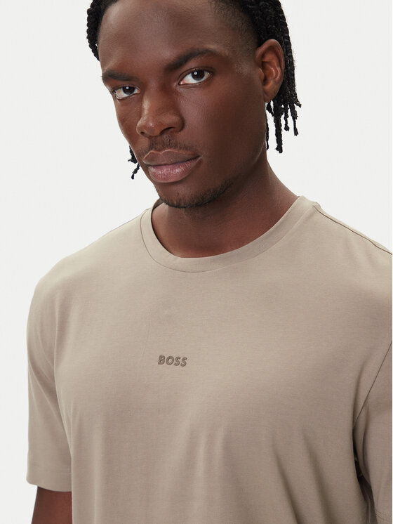 BOSS BOSS Tricou Tchup 50473278 Bej Relaxed Fit