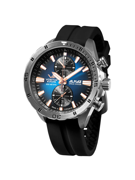 Vostok Europe Vostok Europe Zegarek 6S11-320A675S Czarny