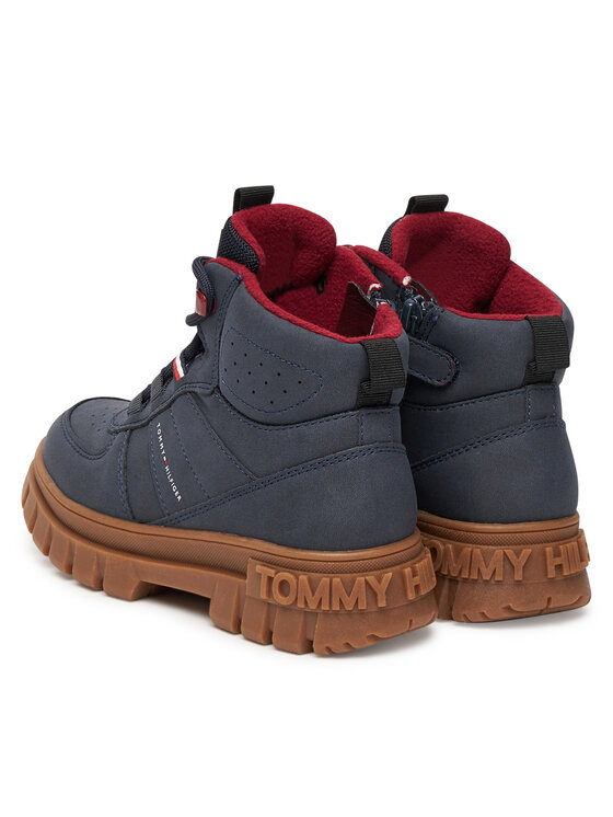 Tommy Hilfiger Tommy Hilfiger Kotníková obuv T3X5-34129-1696 S Tmavomodrá