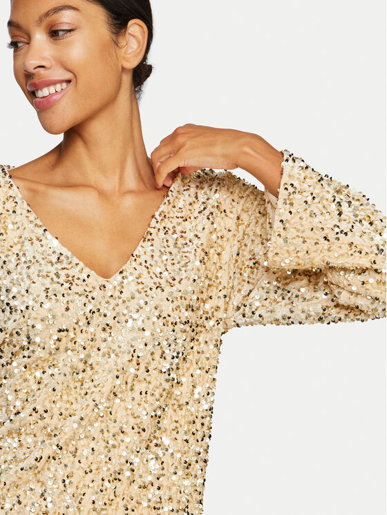Vila Vila Coctailkleid Faith 14102265 Beige Regular Fit