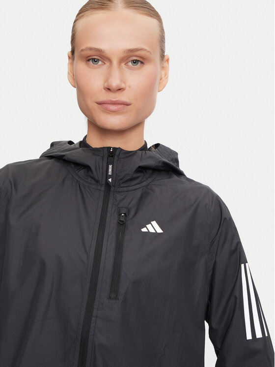 adidas adidas Kurtka do biegania Own The Run IN1576 Czarny Regular Fit