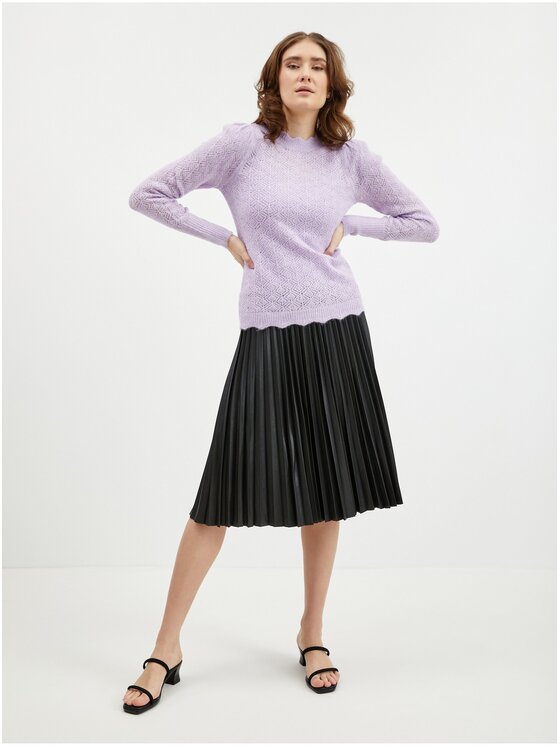 Orsay Orsay Sweter 507472-447000__M Fioletowy Regular Fit