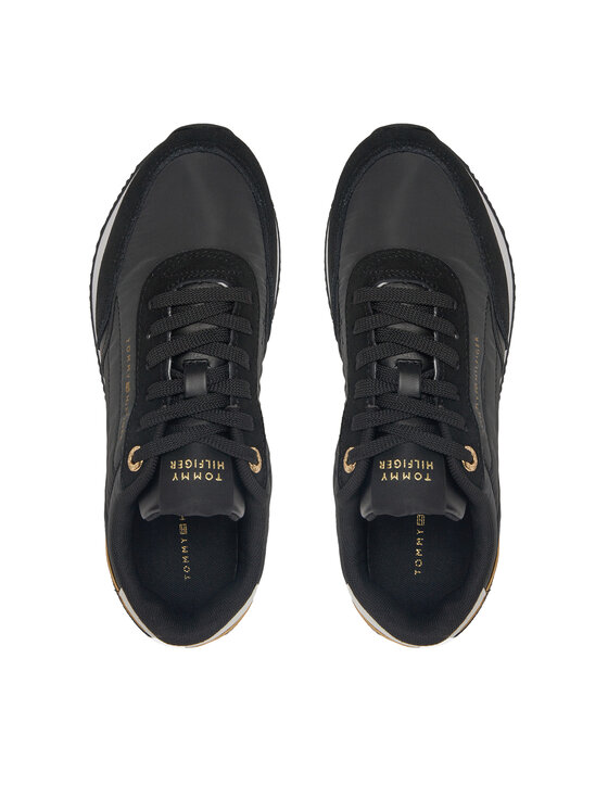 Tommy Hilfiger Tommy Hilfiger Sneakersy Essential Runner FW0FW08332 Czarny