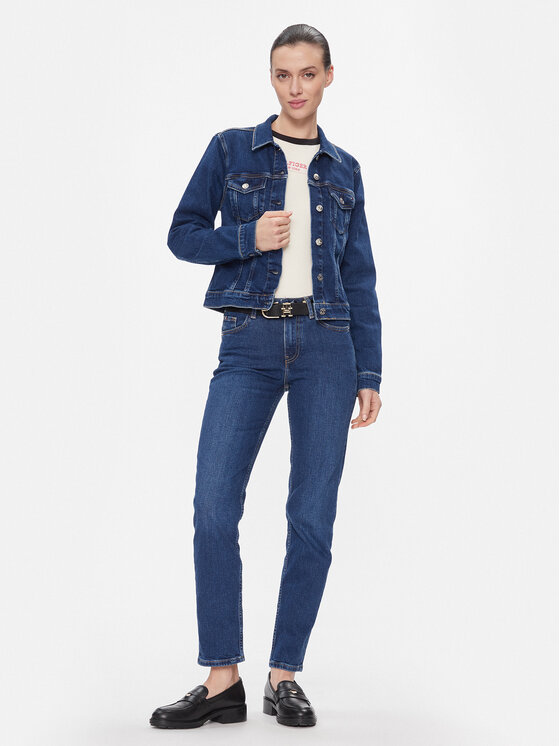 Tommy Hilfiger Tommy Hilfiger Traperice Classic WW0WW40648 Tamnoplava Straight Fit