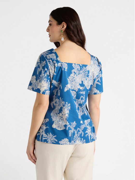 Fiorella Rubino Fiorella Rubino Blusa 2781T002279N0S1 Blu Regular Fit