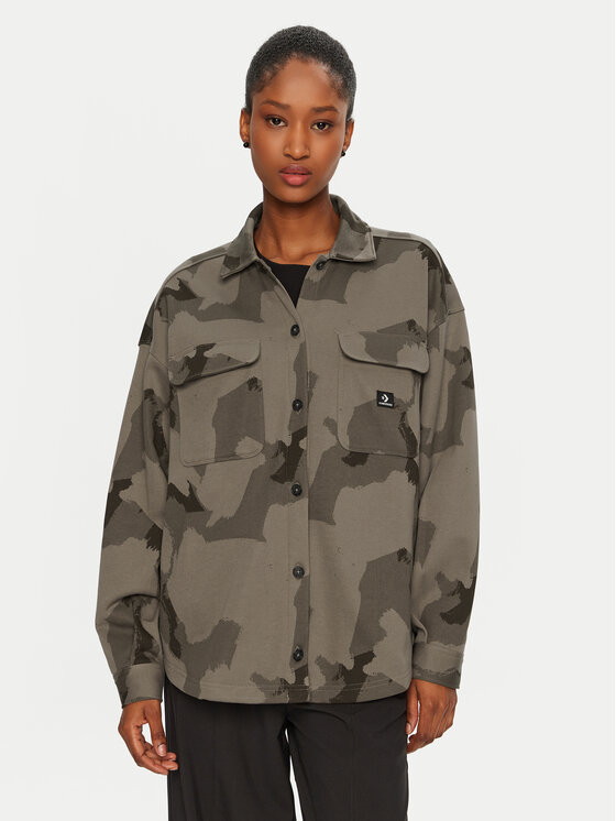 Converse Converse Geacă 10026992-A01 Bej Relaxed Fit